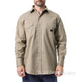 FR Work Shirt с длинным рукавом мужские рабочие рубашки